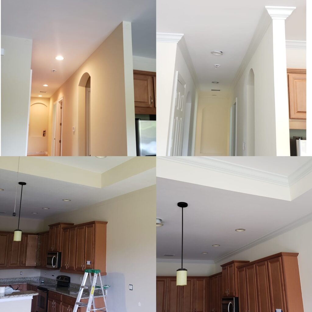 Trim Carpentry, Crown Molding & More…. 2 Crown before and after