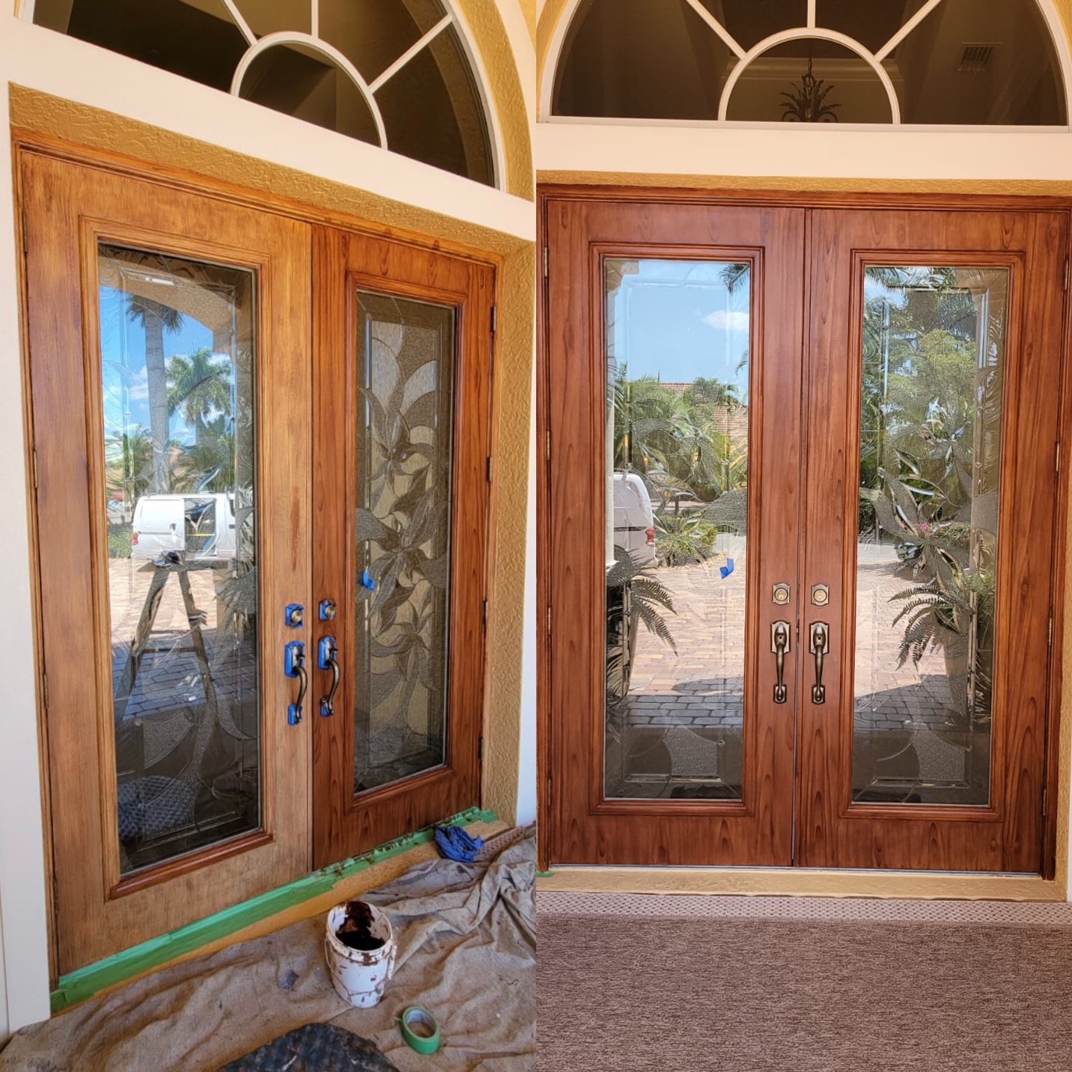 Metal & Wood Door Faux Finish 1 Fuax Finishes